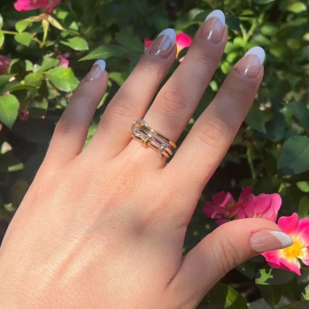 New! “Jaclyn” Mixed Metal 3-in-1 Ring
